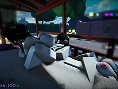 hey they returned for more hot threesome action with a fan in session 8