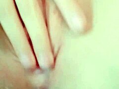 She dared me to LICK her pink PUSSY in this homemade solo toy MASTURBATION session. The latina amateur teased with natural tits and ass vibes