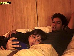 Watching a Movie with My Stepdad Turns into Accidental Blowjob and Face Fucking with Chubby Argentinian BBW