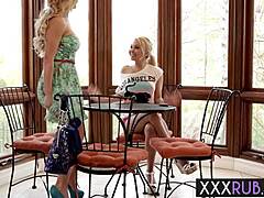 hey, isn't that the cutest blonde aaliyah love getting it on with big ass milf cherie deville?