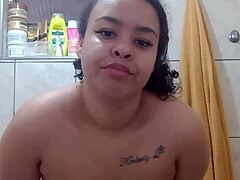 Pov i found out your little secret for keeping that brazilian pussy so smooth the naughty girl uses cream