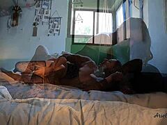 Amadora Brasileira Fazendo Amor in a Sensual Romantic Way - Parte 1