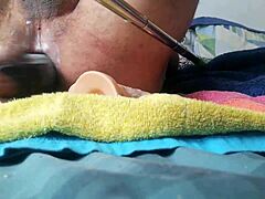 Mi culito juguetón feels so excited with anal toys