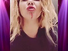 I'm shaking my booty wildly in my boyfriend's clothes, feeling so dominant and exotic!