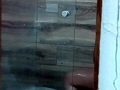 I arrive home and spy on my sister-in-law depilating before her bath, she gets excited and masturbates? What happens next?