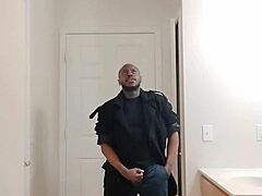 I just finished getting home from work and getting ready to fantasize about girlfriend wife with dry feeling masturbation and slow moist cum 3. The garage sets a quiet scene for it all.