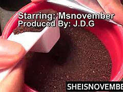 oh wow sheisnovember's screaming so loud from rough hardcore anal drilling doggystyle her thick ebony hips squeezed and big ass bouncing hard 🍑💦