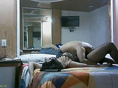 I casually fucked my mexican hermanastra in the bedroom. She whispered you can creampie inside during our romantic cowgirl ride