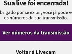 Curvy mature Latina wife sets up webcam show for husband to see men releasing loads near her big ass and pussy lips