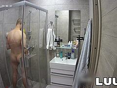 Luuv Abbadon Feels Deep Excitement As He Showers And Shaves His Shaved Body Meticulously For The Private Reality Show Experience