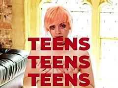 British Teen 18+ Rides Lucky Guy Face with Big Natural Tits and Curvy Ass