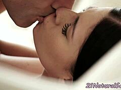 european babe with natural tits rides her friend for pussyfucking before facial cumshot