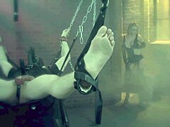 Female Dominatrix Ties Up Submissive In Intense Bdsm Bondage For Kinky Passionate Domination