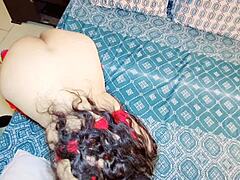 Oh yeah, this Indian stepdad says let's do bareback anal with my chubby BBW stepdaughter in doggystyle with dirty talk