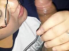 that filipina bbw casually sucked the fat cock while handling it smoothly