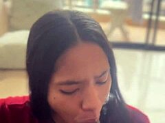 She Just Wants To Enjoy The Huge Cock Of Her Appreciated Neighbor With Pov Blowjob And Facial Cumshot