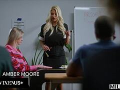 Vixenplus Teacher Devours Her Students Bbc In Hot Threesome With Blonde Milf Anal And Cumshots