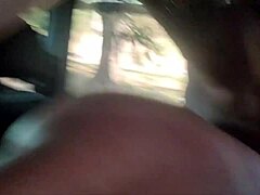 Intense Interracial Pov Sex in Moving Car
