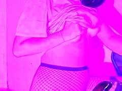 Emo solo girl contrasts rocker vibe