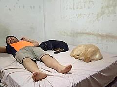 Bailarina Peruvian Small Tits Latina Fucks Wet Pussy Doggystyle on Cousin’s Cock