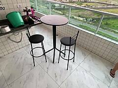 Security Camera Shows Hot Maid in Provocative Clothes for Boss