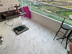 Security Camera Shows Hot Maid in Provocative Clothes for Boss