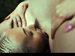 This girl just froze time on her roommate, yeah, and now they're diving into some wild lesbian fun with toys and scissoring at the dorm party