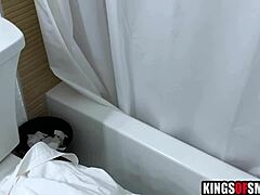 perving on my latina step sister then banging her with big black cock