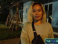 tiny filipina blonde milf amateur gets picked up for doggystyle sex on video