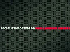 Stunning goth doll receives intense facial and deep throatpie after wild reverse prone facefuck