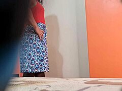 Cute Colombian Stepsister Changing Into Miniskirt Outfit In Private European Amateur Setting