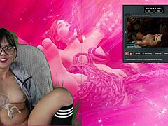 Ellie reacts to that wild monster animal compilation, getting all hot and bothered solo. 😏