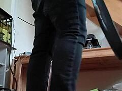 Oh man, watch this French milf maid get spanked and bound in bdsm humiliation with cum in mouth!