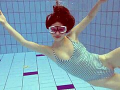Sexy Petite Russian Teen Libuse With Small Tits Underwater