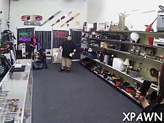 an amateur felt her wet pussy getting ravaged by a large cock in rough doggystyle hardcore action