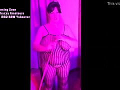 naia bees 1982 bbw takeover features intriguing fat big tits dancing in retro blue films style.