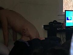 hey my cheating girlfriend got caught on this real hidden cam riding and face sitting her friend 😏