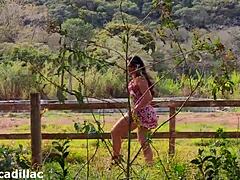 Cleo Cadillac Gets Intense Doggystyle Sex with Filho Do Caseiro in Tight Pussy