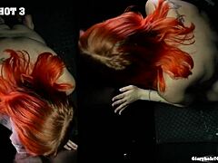 Redhead unleashes wild skills on gloryhole cumshots with tongue action