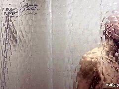 The girl next door in stockings asked for help with a light bulb, then dropped to her knees for a wet blowjob and tight pussy creampie fuck. She moaned as I bent her over in doggystyle for a quickie orgasm