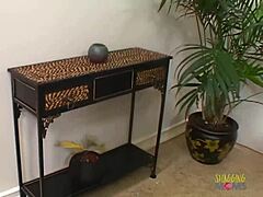 Bubble Butt Brunette Beauty Rides Man's Face Until He Cums on Her Ass