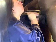 Hey, what's the best blowjob by bbw with fat slut handling big black cock in interracial sloppy oral?