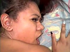 That brazilian milf takes my big cock deep in her tight ass making her moan loud