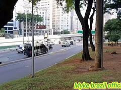 met a carioca woman in downtown sao paulo invited her to record she agreed took her home had hot sex with anal