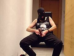 Detailed Cumshot on Worn Sneaker