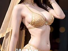 It was just another day when the cute aunt started her mesmerizing belly dance in traditional style