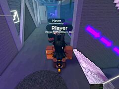 Egyptian Girl Gets Wild in Roblox Condo Game - What a Whore!
