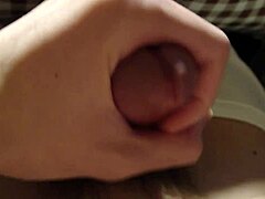 Intense slow massage on that sensitive penis for ultimate pleasure.