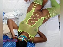 Latina safada squirts hard into mouth at Carnival