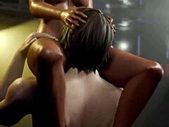 Thicc Fat Ass Widowmaker Twerking with Halloween Mercy Fucking Huge Raven Cock Tease Compilation